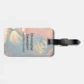 ビューティフルライオンヘッドポートレートリーガル誇りを持ったと ラゲッジタグ (裏面横)