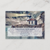 ビューティフルライトハウスデジタ絵画ルアート 名刺 (裏面)