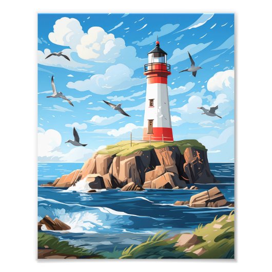 ビューティフルライトハウス フォトプリント            (正面)