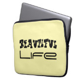 ビューティフルライフエレクトロニクスバッグ ラップトップスリーブ (正面左)