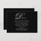 ビューティフルライ結婚ッシュ詳細カード エンクロージャーカード (正面/裏面)