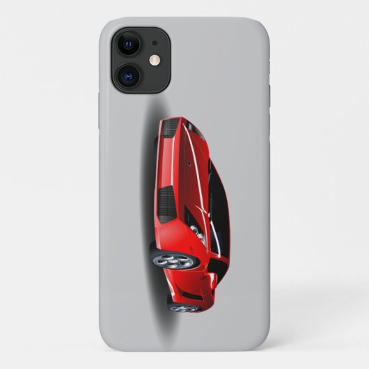 ビューティフルラグジュアリースポーツカーiPhoneケース Case-Mate iPhoneケース (裏面)
