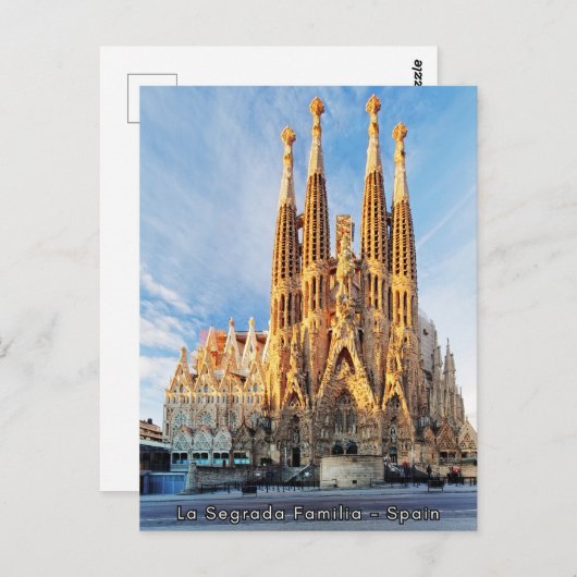 ビューティフルラセグラダファミリア – スペイン ポストカード (正面/裏面)