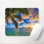 ビューティフルラニカイビーチハワイ マウスパッド (マウス)