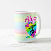 ビューティフルラブジムティクスフォーエバーデザイン コーヒーマグカップ (正面右)