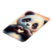 ビューティフルラブハートパンダ マグネット (左側)