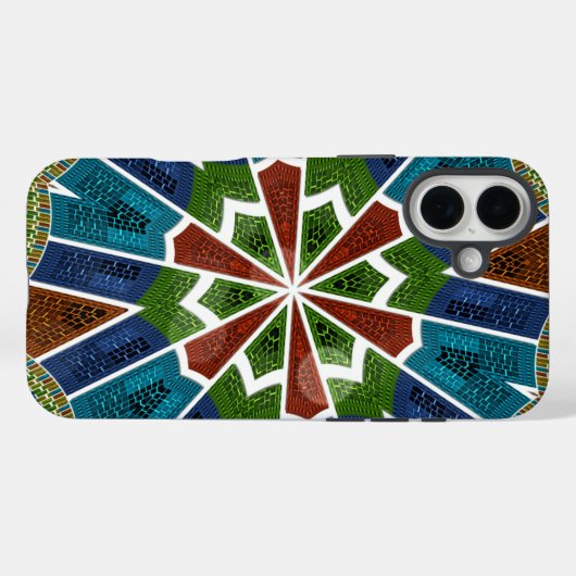 ビューティフルラブリーアジアトレンディーサリ抽象芸術パターン Case-Mate iPhoneケース (裏面 (横))