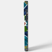 ビューティフルラブリーアジアトレンディーサリ抽象芸術パターン Case-Mate iPhoneケース (裏面 / 左)