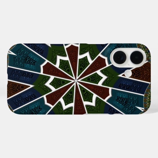 ビューティフルラブリーアジアトレンディーサリ抽象芸術パターン Case-Mate iPhoneケース (裏面 (横))