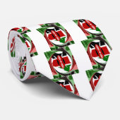 ビューティフルラブリーケニアワールウィンドマップデザイン ネクタイ (ロール)