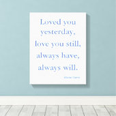 ビューティフルラブ引用文バイエレーヌデイビス キャンバスプリント (インサイチュ (ウッドフロア))