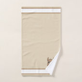 ビューティフルラマオンベージュ バスタオルセット (ハンドタオル)