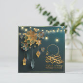 ビューティフルラマダンムバラックゴールデン&ブルータイポグラフィ シーズンカード (スタンド正面)