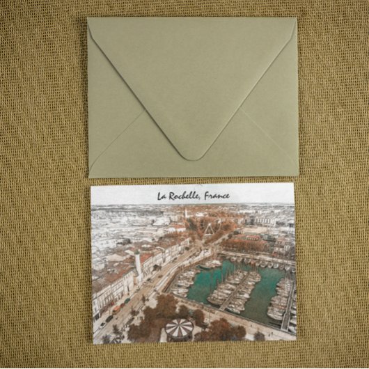 ビューティフルラロシェルフランスヴィンテージトラベル ポストカード