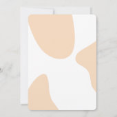 ビューティフルリトルピーナッツベビーシャワー招待状 招待状 (裏面)