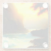 ビューティフルリバーアートコースター ガラスコースター (裏面)