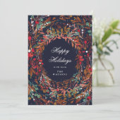 ビューティフルリースハッピーホリデーズフローラ シーズンカード (スタンド正面)