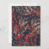 ビューティフルリースハッピーホリデーズフローラ シーズンカード (裏面)