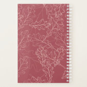 ビューティフルリーフスケッチ プランナー手帳 (裏面)