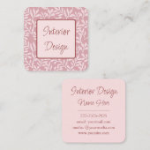 ビューティフルリーフベイデザイン スクエア名刺 (正面/裏面)