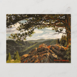 ビューティフルルックアウトマウンテンコロラドランドスケープ ポストカード