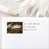 ビューティフルルックアウトマウンテンコロラドランドスケープ ラベル (インサイチュ)