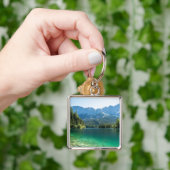 ビューティフルレイクエイブゼバイエルアルプスドイツ キーホルダー (手)