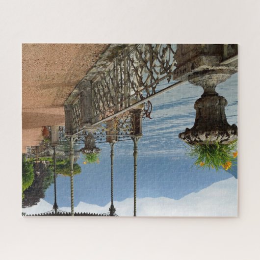 ビューティフルレイクコモイタリアガーデンテラス ジグソーパズル (横)