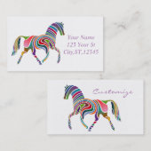 ビューティフルレインボーカラーホースサンダー_コーブ 名刺 (正面/裏面)