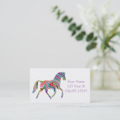 ビューティフルレインボーカラーホースサンダー_コーブ 名刺 (スタンド正面)