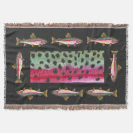 ビューティフルレインボーマス漁師 スローブランケット