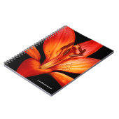 ビューティフルレッドオレンジアジアンリリーグランパラディソ ノートブック (左側)