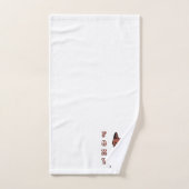 ビューティフルレッドフォキシキツネ バスタオルセット (ハンドタオル)