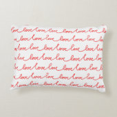 ビューティフルレッドラブレタリング アクセントクッション (裏面)