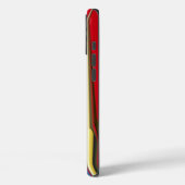 ビューティフルレッドローズテクスチャカラーデザインアートプリント Case-Mate iPhoneケース (裏面 / 左)