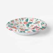 ビューティフルレッド金ゴールドメリークリスマスグリーティング紙 ペーパーボウル (傾斜あり)