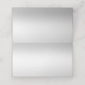 ビューティフルロマンチックレッドローゼス誕生日 プレイスカード (内部開封)