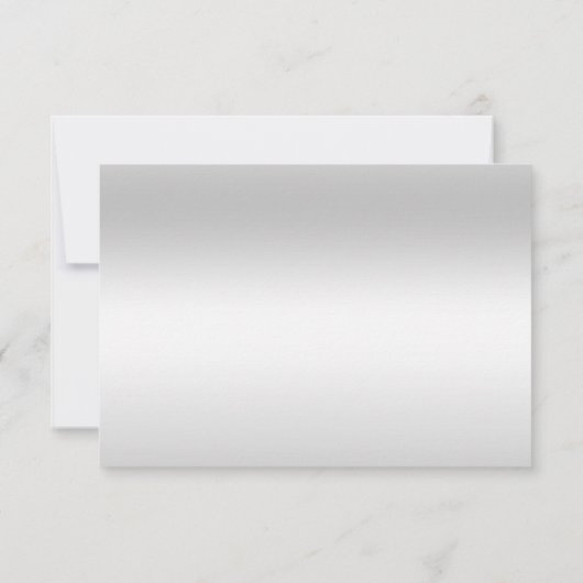 ビューティフルロマンティックレッドバラス誕生日 出欠カード (裏面)