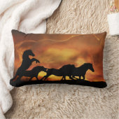 ビューティフルワイルドホース装飾用クッション ランバークッション (ブランケット)