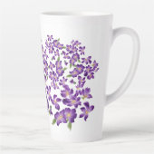 ビューティフルヴィオレットパープルヴィンテージラテマグ カフェラテマグ (右)