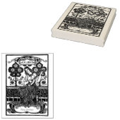 ビューティフルヴィンテージエクリリス名前をカスタムする ラバースタンプ (押印)