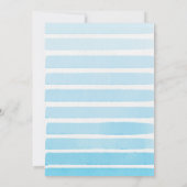 ビューティフルヴィンテージテディベア第1誕生日 招待状 (裏面)