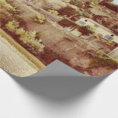 ビューティフル中世ヴィレッジオブバイソンラロメインP ラッピングペーパー (角)