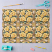 ビューティフル人気があるイエローローズコレクション 薄葉紙 (クラフト)