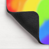 ビューティフル抽象芸術レインボーデザイン マウスパッド (コーナー)