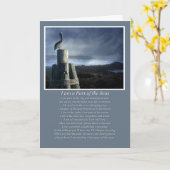 ビューティフル海コースト悔やみや弔慰 カード (黄色い花)