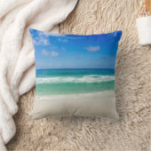ビューティフル海フカスタムォトグラフィビーチハウス クッション (ブランケット)
