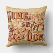 ビューティフル素朴ホームスイートホーム クッション (裏面)