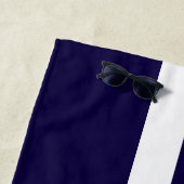 ビューティフル航海のコンパスブルー航海のテーマ ビーチタオル (インサイチュ)