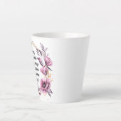 ビューティフル詩篇91フローララテマグ カフェラテマグ (正面)